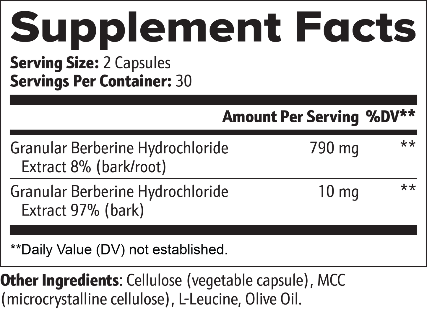 ASCEND BERBERINE BLOOD SUGAR SUPPORT